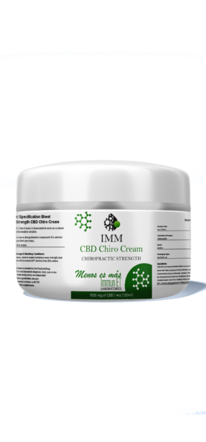 IMM CBD Chiropractic Strength Cream